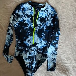 Cynthia Rowley long  sleeve swimsuit